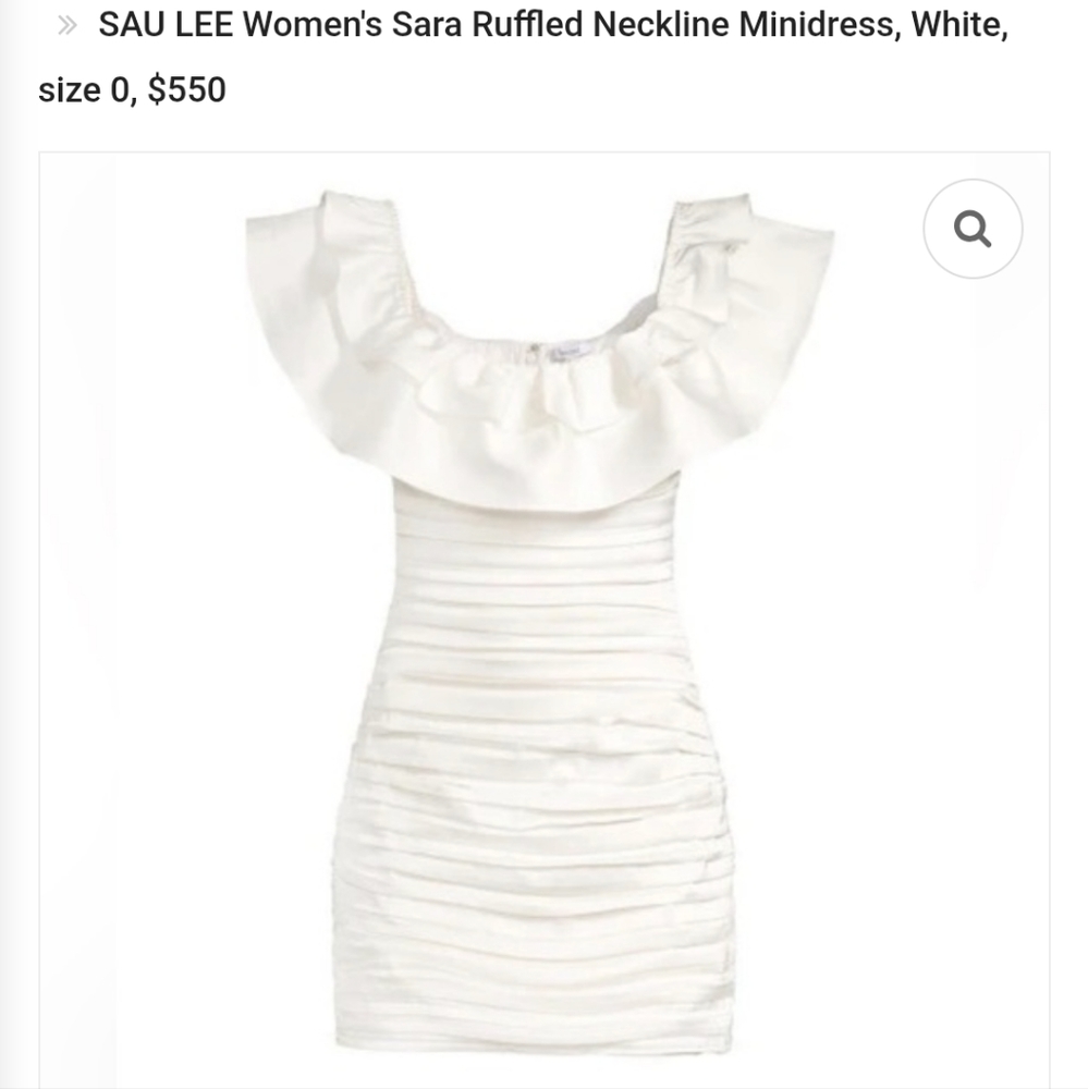 Sau Lee Ruffle Dress